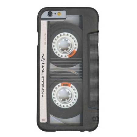 Custom Cassette Mixtape Barely There Iphone 6 Case