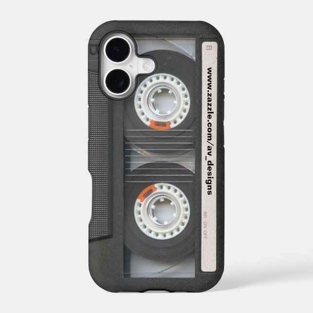 Custom Cassette Mixtape Iphone Case (Back)