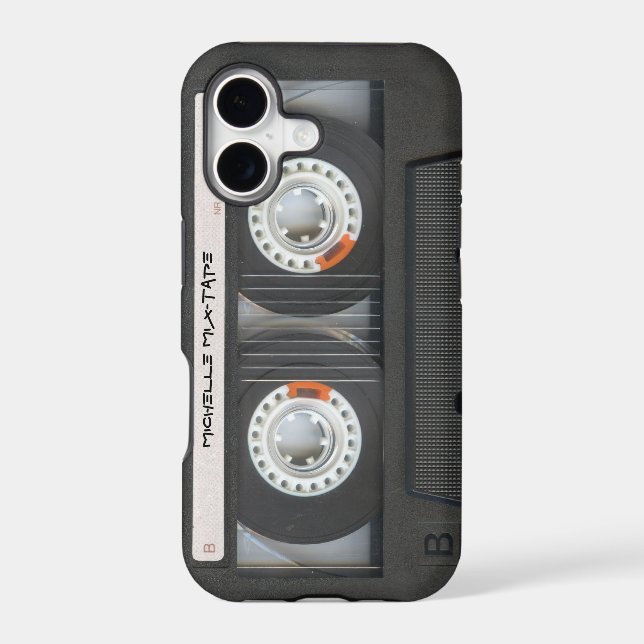 Custom Cassette Mixtape Iphone Case (Back)