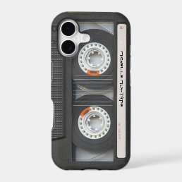 Custom Cassette Mixtape iPhone 17 Case