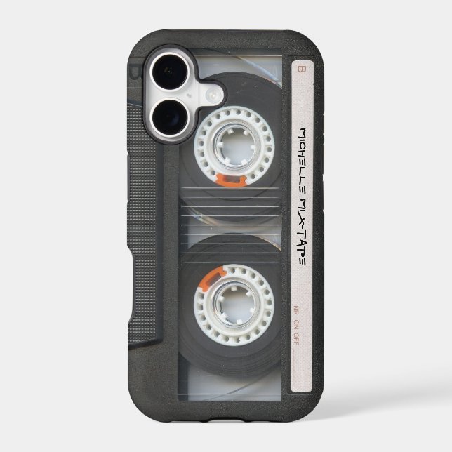 Custom Cassette Mixtape Iphone Case (Back)