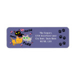 Custom Cat Art Return Address Labels at Zazzle