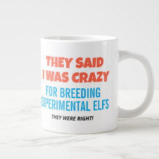 Custom Cat Breeder | Experimental Elf Sphynx Cats Giant Coffee Mug