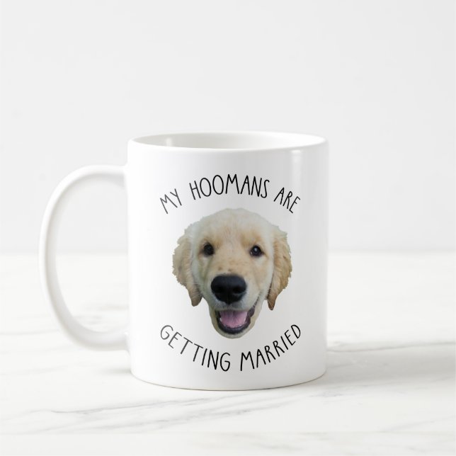 Custom Cat Dog Pet Wedding Mug Gift (Left)