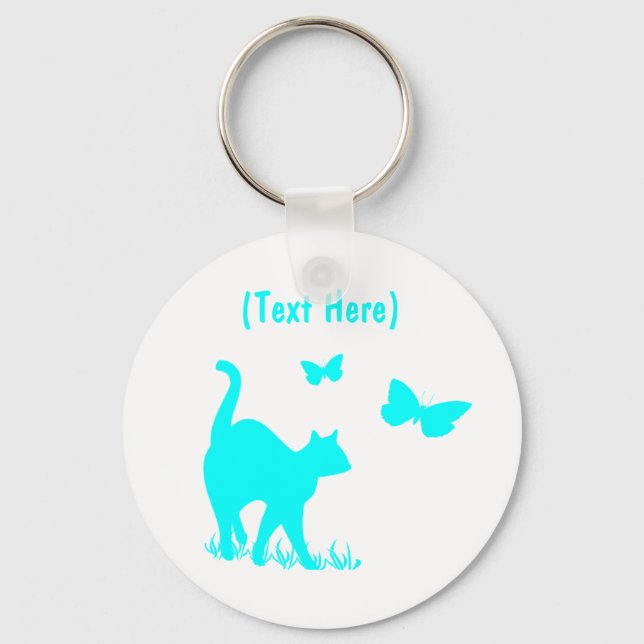 Custom Cat Keycahin Keychain (Front)