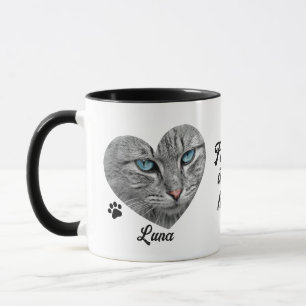 Custom Cat Lover Memorial Photo Mug