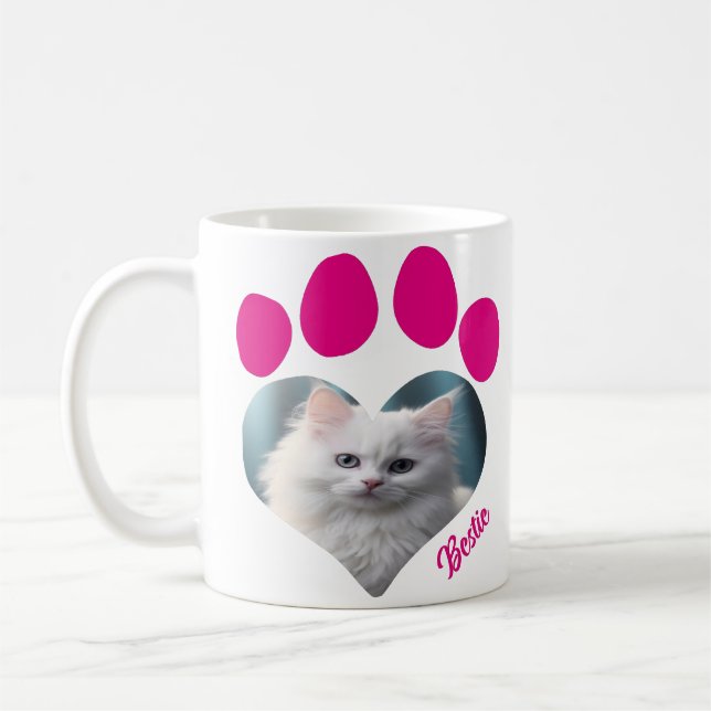 Custom Cat Lover Mug – Custom Photo (Left)