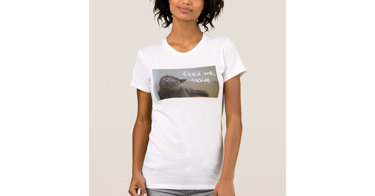 Custom Cat Meme Funny Cat Nose In Air T Shirt Zazzle Com