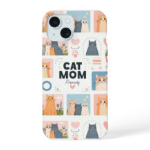 Custom "Cat Mom" iPhone Case 