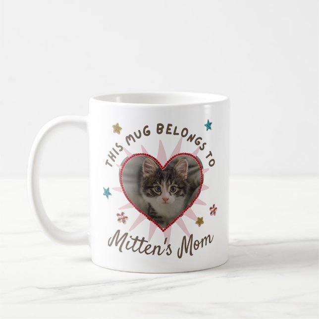 Custom Cat Mom Mug (Left)