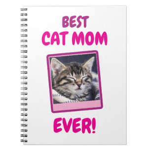 CUSTOM CAT MOM MUM EVER PET LOVE MOTHERS DAY DOG  NOTEBOOK