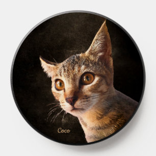 Custom Cat Pet or Dog Photo Template PopSocket