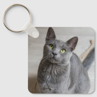 Custom Cat Pet Photo Keychain
