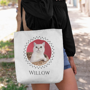 Custom Cat Photo Bag - Personalized Pet Gift