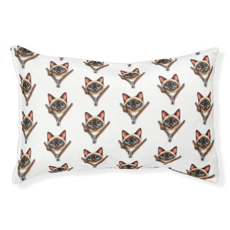 Custom Cat Photo Bed with Personalized Name