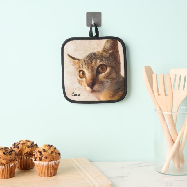 Custom Cat Photo Template Pot Holder (Insitu(Hanging))