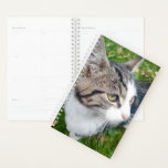 Custom Cat Photo Weekly Monthly Spiral Planner at Zazzle