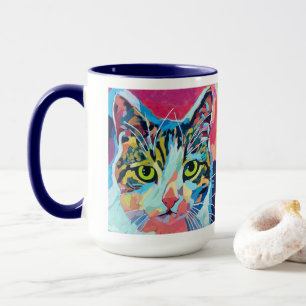 Custom Cat Portrait Painting - Forever Loved Pet Mug