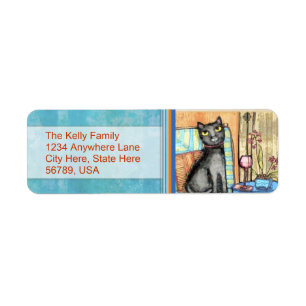 Custom Cats Return Address Labels