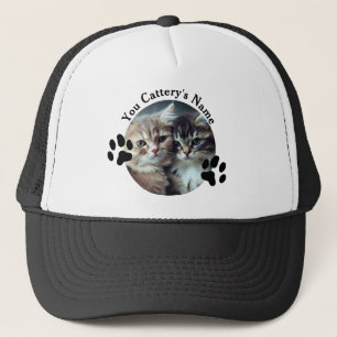 Custom Cattery Owner Trucker Hat – Personalized