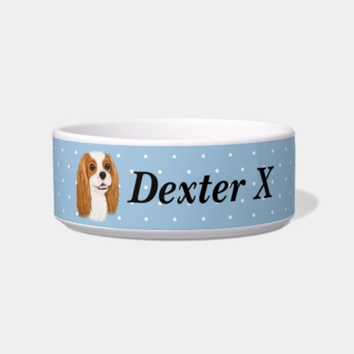 Custom Cavalier King Charles Spaniel    Bowl