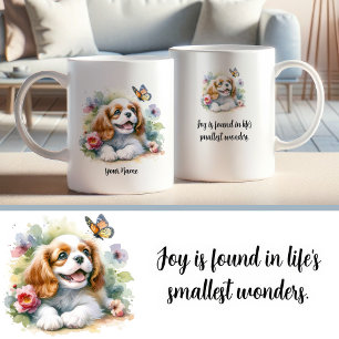 Custom Cavalier King Charles Spaniel Mug and Quote
