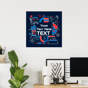 Custom Celebrate America’s 250th anniversary Poster