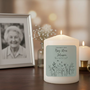 Custom Celebrate the Life Memorial Square Sticker