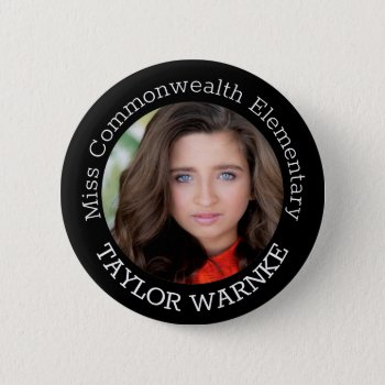 Custom Celebration Promotion Pin by Team_Lawrence at Zazzle