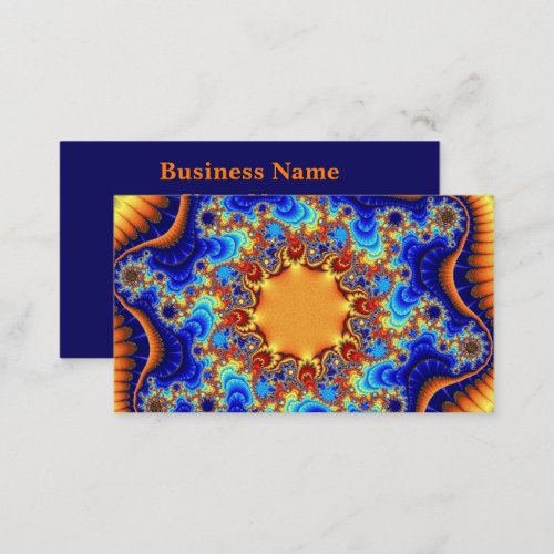 Custom Celestial Fractalscope Business Cards