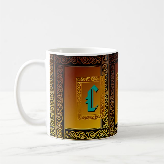 Custom Celtic Initials Mug (Left)