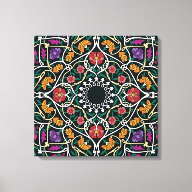 Custom Celtic Knot Abstract  Wrapped Canvas Print (Front)
