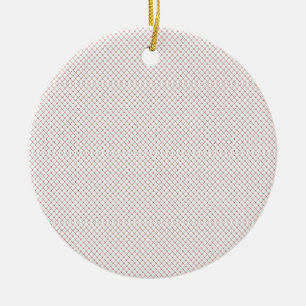 Custom Ceramic Circle Ornament – Holiday Keepsake