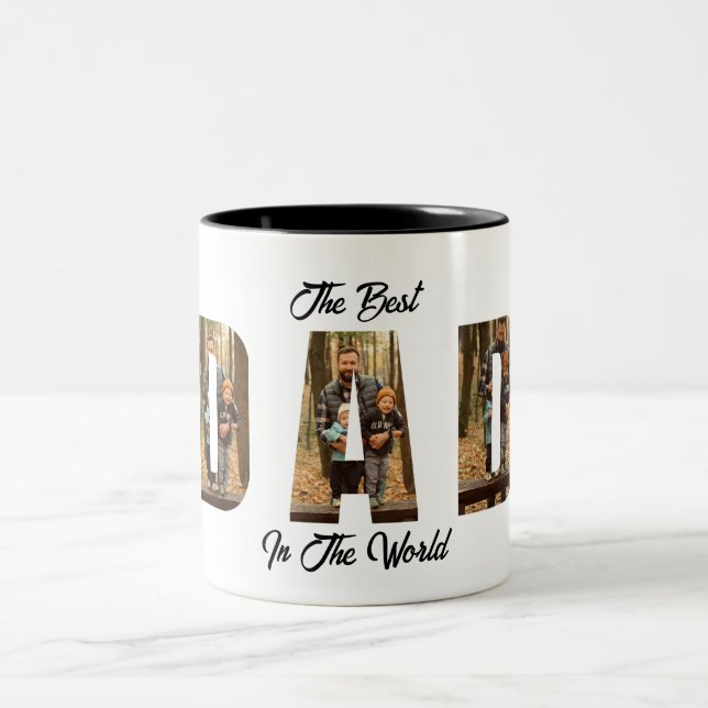 Custom Ceramic Dad Mug | Gift From Kids (Center)