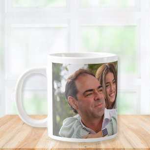 Custom Ceramic Mug for Dad – Black and White