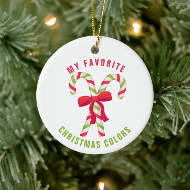 Custom Ceramic Ornament - Photo Color Personalized (Tree)