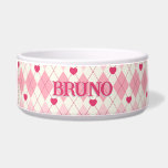 Custom Ceramic Pet Bowl, Dog Cat Feeding Bowl<br><div class="desc">🐾 Custom Ceramic Pet Bowl – Personalized Dog & Cat Feeding Bowl Make mealtime special for your furry friend with our Custom Ceramic Pet Bowl, designed for both dogs and cats! Personalize it with your pet’s name, favorite colors, or a fun design to match their unique personality. ✨ Available Sizes:...</div>