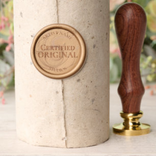 Custom Certificate of Authenticity Wax Seal Stamp
