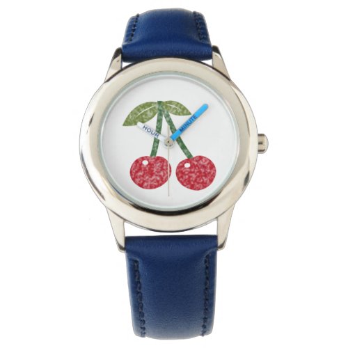 CUSTOM CHALKBOARD CHERRY NAVY WATCH