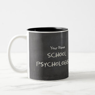 Custom Chalkboard School Psychologist's Mug