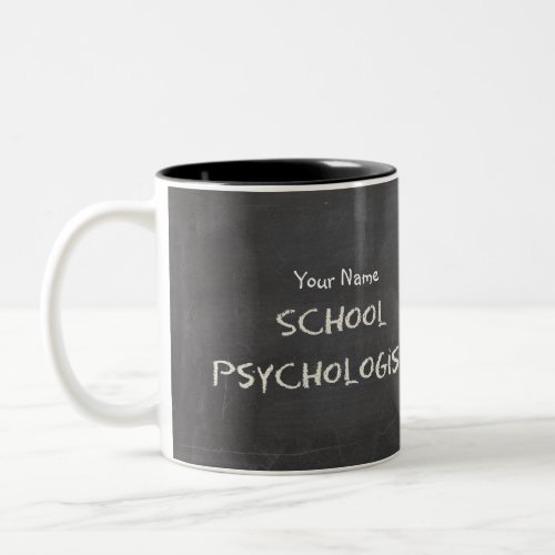 Custom Chalkboard School Psychologists Mug