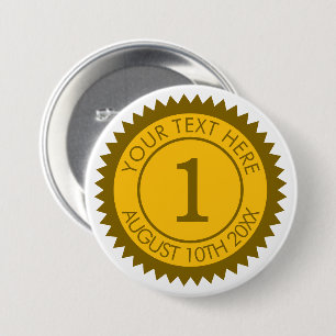 Custom champion winner button for 1st place