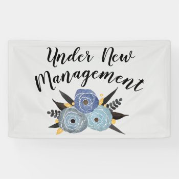 Custom Change Announcement Business Banner by Pip_Gerard at Zazzle