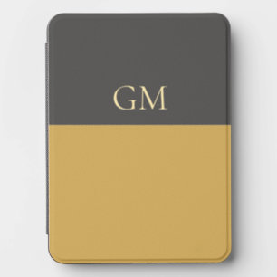 Custom Charcoal Initial Luxury Minimalist Design Kindle Cover