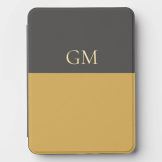 Custom Charcoal Initial Luxury Minimalist Design Kindle Cover