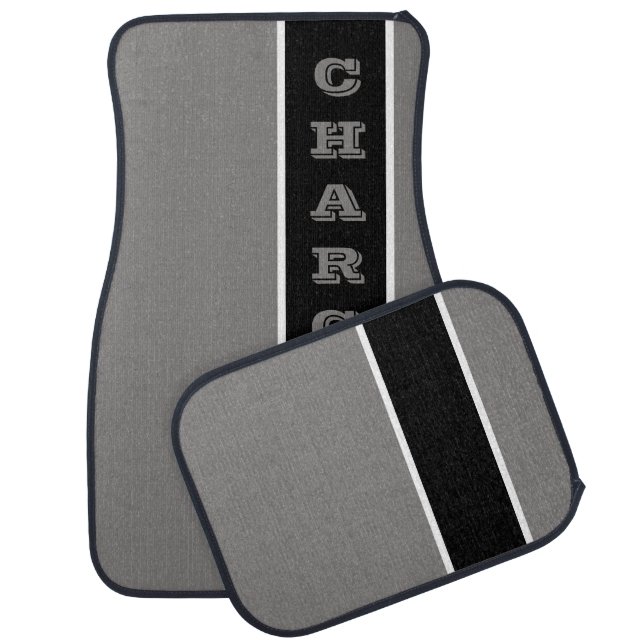 Custom Charger Billet Car Floor Mat (Set)