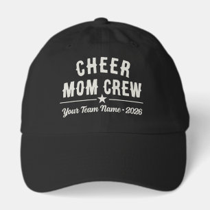 Custom Cheer Mom Crew Hat, Team Name & Year Hat