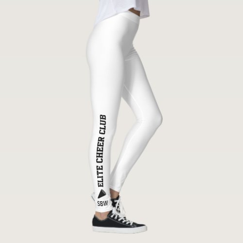 Custom Cheerleading Leggings Team Name Monogram