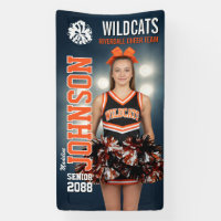 Custom Cheerleading Senior Cheer Team Photo
