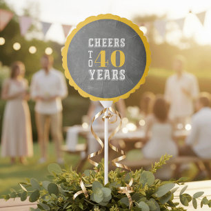 Custom Cheers Milestone Birthday Balloon